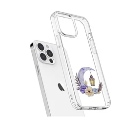 iPhone 13 Pro Telefontok - L Arte Summer Dream mintás átlátszó műanyag hátlap tok, szilikon kerettel-1