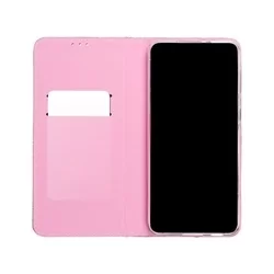 iPhone 13 Pro Max Telefontok - pink Shiny mágneses szilikon keretes könyvtok-3