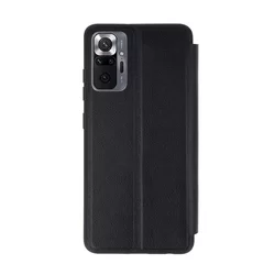 Xiaomi Redmi Note 10 Pro / 10 Pro Max Telefontok - Smart View fekete könyvtok-3