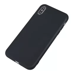 iPhone Xs Max Telefontok - Fekete szilikon tok (8719273277836)-3