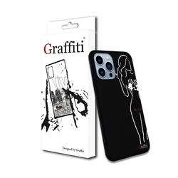 iPhone 13 Pro Max Telefontok - Graffiti No.227 mintás szilikon tok-1