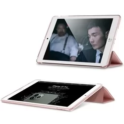iPad 2021 10.2 (iPad 9) Tablettok - rose gold smart case tablet tok-4