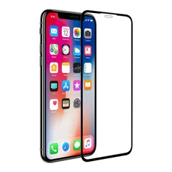 iPhone XR Üvegfólia - 3D üvegfólia fekete kerettel-1