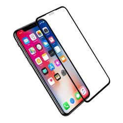 iPhone XR Üvegfólia - 3D üvegfólia fekete kerettel-4