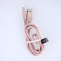 Adatkábel: Maxlife MXUC-04 - USB / Type-C (USB-C) pink adatkábel 1m, 3A-1