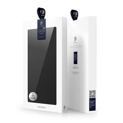 Samsung Galaxy M32 LTE / 4G Telefontok - Dux Ducis fekete flipcover tok-7