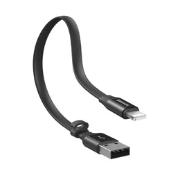 Kábel: Baseus CALMBJ-B01 - USB / Lightning fekete kábel 2A, 23 cm-3