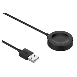 Okosóra töltő - Huawei Watch 3 / 3 PRO / GT 2 PRO töltő - TACTICAL fekete, USB kábel-1