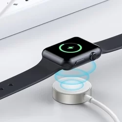 Apple Watch JOYROOM S-IW004  okosóra töltő - mágneses fehér, TYPE-C (USB-C) kábel-2