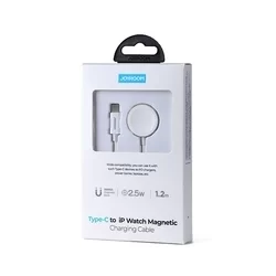 Apple Watch JOYROOM S-IW004  okosóra töltő - mágneses fehér, TYPE-C (USB-C) kábel-6