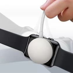 Apple Watch JOYROOM S-IW004  okosóra töltő - mágneses fehér, TYPE-C (USB-C) kábel-4