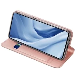 Xiaomi 11 Lite 5G NE / Mi 11 Lite Telefontok - Dux Ducis rose gold flipcover tok-1