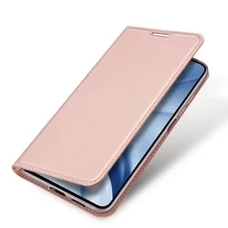 Xiaomi 11 Lite 5G NE / Mi 11 Lite Telefontok - Dux Ducis rose gold flipcover tok-3