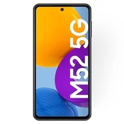 Samsung Galaxy M52 5G Telefontok - fekete szilikon tok-1