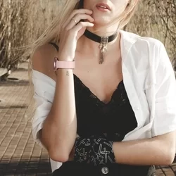 Okosóra szilikon szíj - Huawei Watch GT 3 (42 mm) - pink szilikon szíj-4