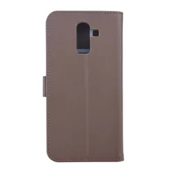 Samsung Galaxy J8 Telefontok - kihajtható tok - Barna (8719273276723)-1