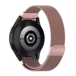 Okosóra szíj - Samsung Galaxy Watch 4 (40 / 42 / 44 / 46 mm) - TECH-PROTECT Milaneseband ”2” - mágneses rose gold fémszíj (20 mm szíj szélesség)-1
