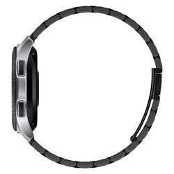 Okosóra fémszíj - Huawei Watch GT 3 (46 mm) - Spigen Modern Fit fekete fémszíj (22 mm szíj szélesség)-2