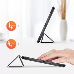 Samsung Galaxy Tab A 8.0 2019 Tablettok (SM-T290) - DUX DUCIS DOMO fekete smart case tablet tok-2