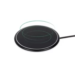 Maxlife MXWC-02 Telefon töltő - fekete vezeték nélküli (Wireless) töltő 2A + fehér USB/MicroUSB kábel, 1m-1