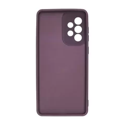 Samsung Galaxy A73 5G Telefontok - Roar Amber lila szilikon tok, kitámasztó ujjgyűrűvel-2