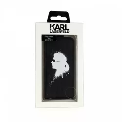 Telefontok iPhone 5/5S/SE  - Karl Lagerfeld Graffiti Flip  - fekete-1