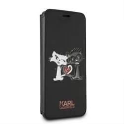 Telefontok Samsung G950 Galaxy S8  - Karl Lagerfeld Choupette in Love Könyv  - Fekete-2