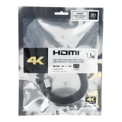 Kábel: Nagy sebességű HDMI / HDMI kábel Ethernettel - 1,5m, fekete-2