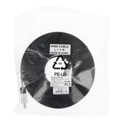 Nagy sebességű HDMI kábel - 5m, fekete-2