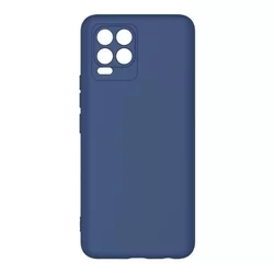 Realme 8 5G Telefontok - kék szilikon tok-1