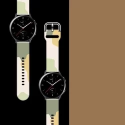 Okosóra szilikon szíj - Huawei Watch GT / GT2 / GT2 Pro (42 mm) - Strap Moro color 14 színes szilikon szíj (szíj szélesség: 20 mm)-1