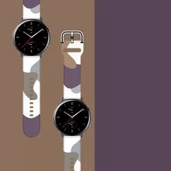 Okosóra szilikon szíj - Huawei Watch GT / GT2 / GT2 Pro (46 mm) - Strap Moro color 9 színes szilikon szíj (szíj szélesség: 22 mm)-1