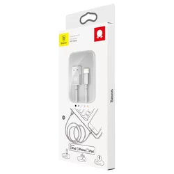 Baseus Antila ezüst MFi adatkábel Apple, iPhone készülékekhez.-1