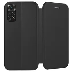 Xiaomi Redmi Note 11S Telefontok - Smart Diva fekete mágneses könyvtok-1