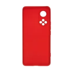 Honor 50 Telefontok - piros szilikon hátlap tok-1