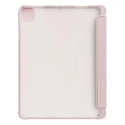 iPad Pro 11 (2018) Tablettok - pink smart case, átlátszó hátlappal, ceruza tartóval-1