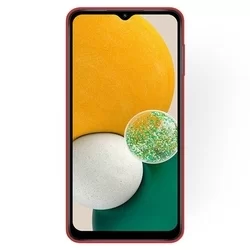 Samsung Galaxy A13 (A135F / A137F) Telefontok - piros szilikon hátlap tok-1