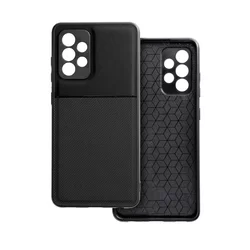 Samsung Galaxy A13 (A135F / A137F) Telefontok - Elegance fekete műanyag hátlap tok szilikon kerettel-1