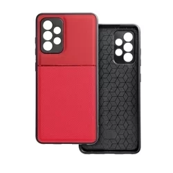 Samsung Galaxy A13 (A135F / A137F) Telefontok - Elegance piros műanyag hátlap tok szilikon kerettel-1