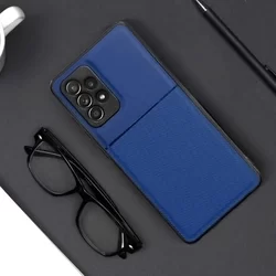 Samsung Galaxy A13 (A135F / A137F) Telefontok - Elegance kék műanyag hátlap tok szilikon kerettel-2