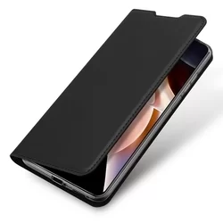 Xiaomi Redmi Note 11 Pro+ Plus 5G Telefontok - Dux Ducis fekete kinyitható tok-2