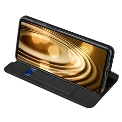 Samsung Galaxy A73 5G Telefontok - Dux Ducis fekete flipcover tok-3