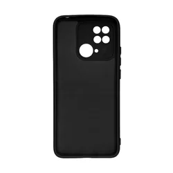 Xiaomi Redmi 10C Telefontok - fekete szilikon tok-1
