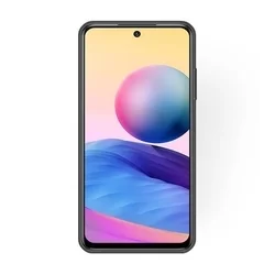 Xiaomi Redmi Note 10 5G / Xiaomi Poco M3 Pro 5G Telefontok - fekete kártyatartós szilikon hátlap tok-1