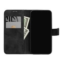 Xiaomi Redmi Note 11 Telefontok - Forcell Tender fekete ráhajtófüles könyvtok-2