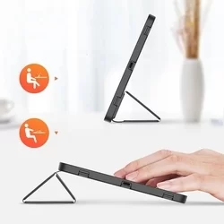 Samsung Galaxy Tab S8 Ultra 14,6 Tablettok (X900, X906) - DUX DUCIS DOMO fekete smart case-3