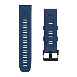 Okosóra szilikon szíj - GARMIN FENIX 5 / 6 / 6 PRO / 7 - TECH-PROTECT Iconband kék szilikon szíj-2