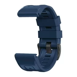 Okosóra szilikon szíj - GARMIN FENIX 5 / 6 / 6 PRO / 7 - TECH-PROTECT Iconband kék szilikon szíj-3