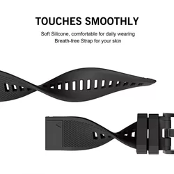 Okosóra szilikon szíj - GARMIN FENIX 5 / 6 / 6 PRO / 7 - TECH-PROTECT Iconband katonai zöld szilikon szíj-2