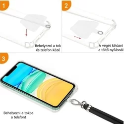 Univerzális Telefontok - tokba helyezhető nyakba akasztó - menta-2